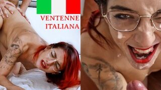 italian milf, buxom, vigorously fucked & oral sex