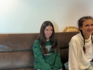 Teen Girls Creampied by Friends in Intense Encounter, Second Version