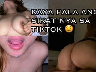Teen Pinay’s Loud Moans on TikTok Lead to Cum-Swallowing Scandal