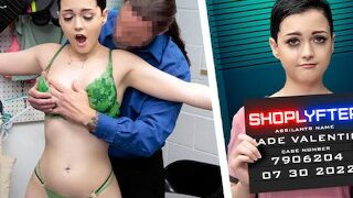 conservative girl jade valentine caught stealing dildo